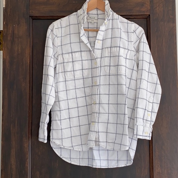 Madewell Tops - Madewell Classic Flannel Shirt